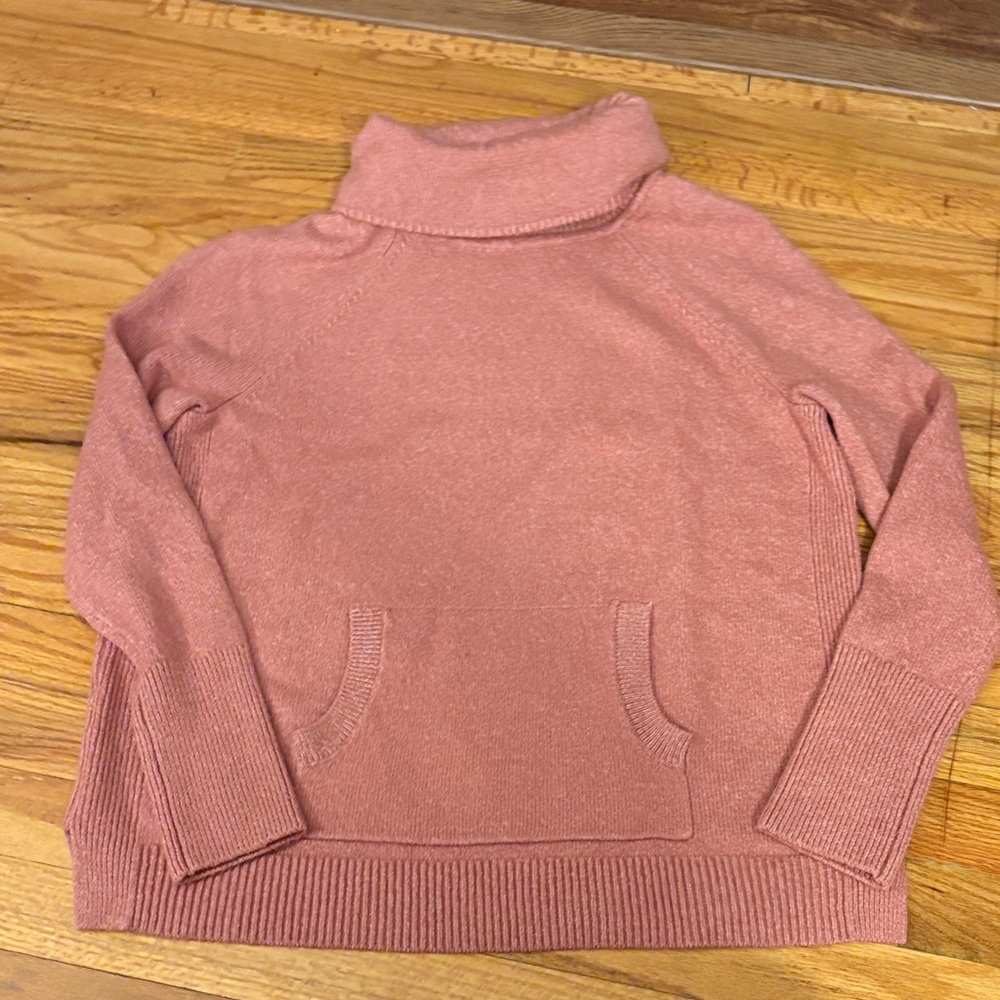 SNOW DAY SAVINGS! LOFT Soft Rose Turtleneck Sweater